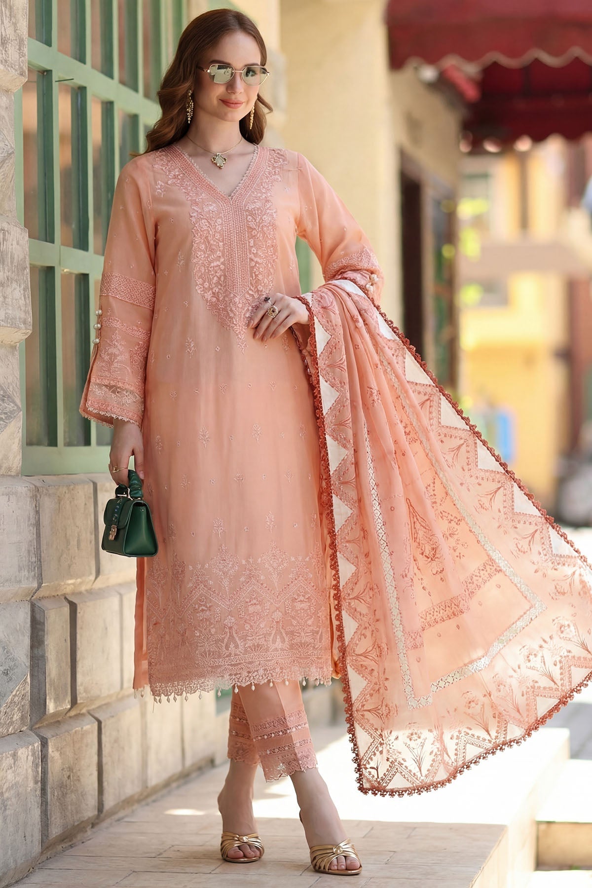 5858-MAYA EMBROIDERED LAWN UNSTITCHED