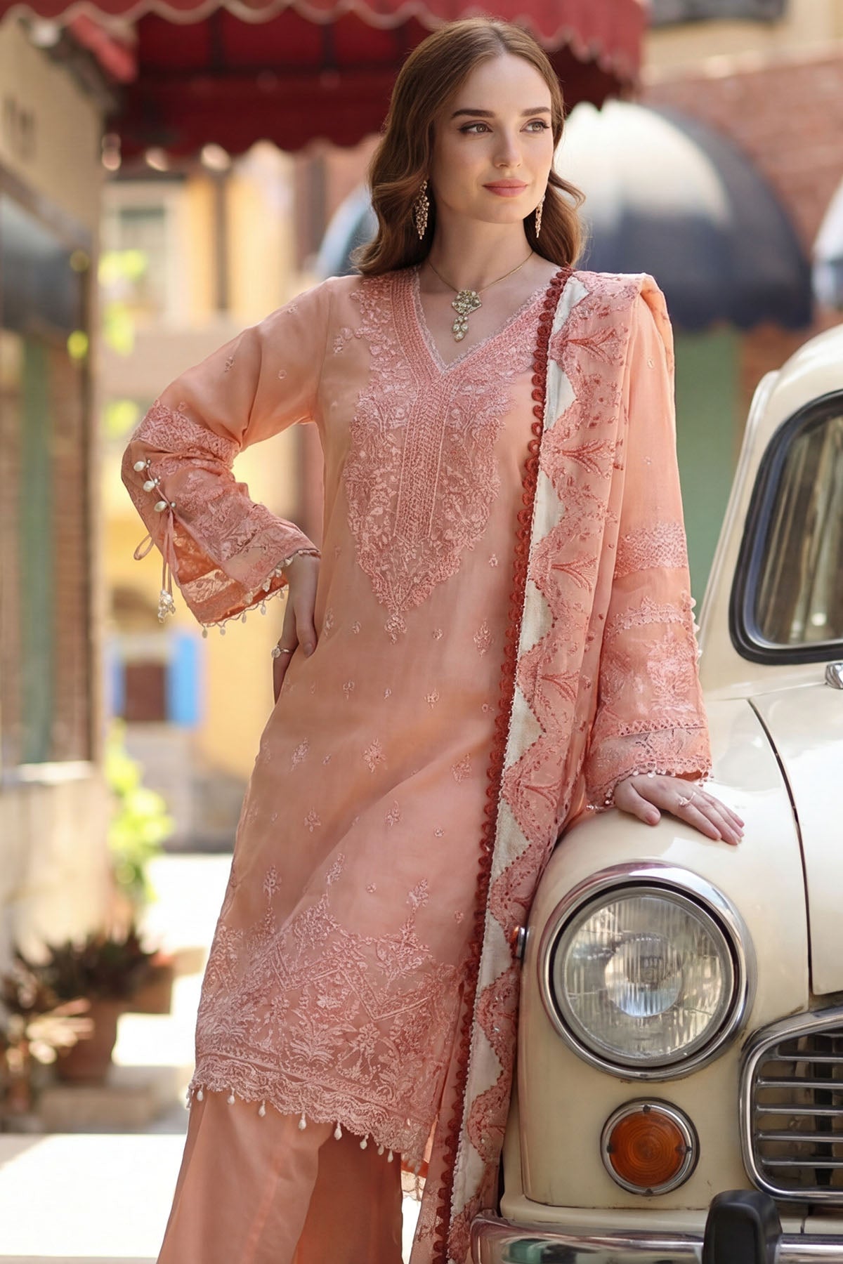 5858-MAYA EMBROIDERED LAWN UNSTITCHED