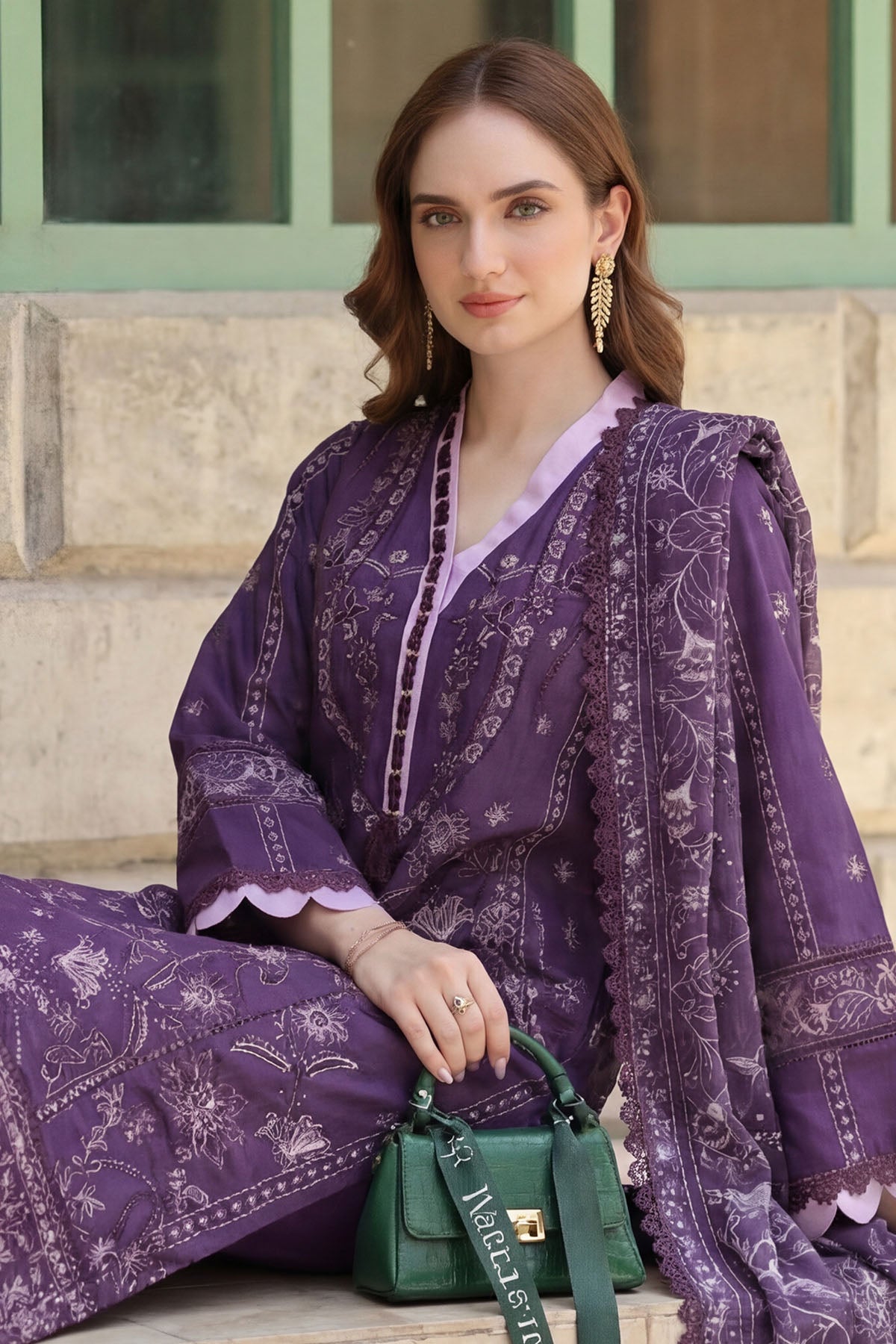 5859-EVA EMBROIDERED LAWN UNSTITCHED