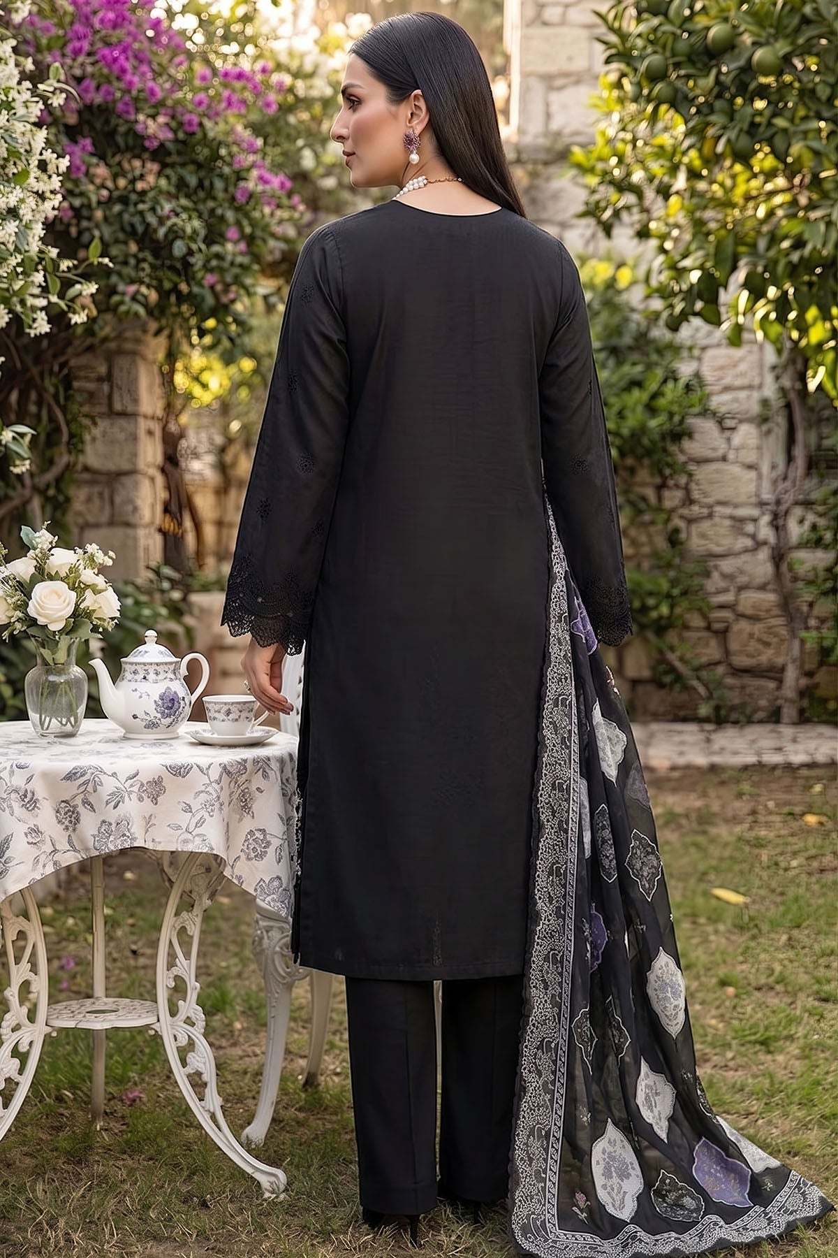 5864-SOPHIE EMBROIDERED LAWN UNSTITCHED