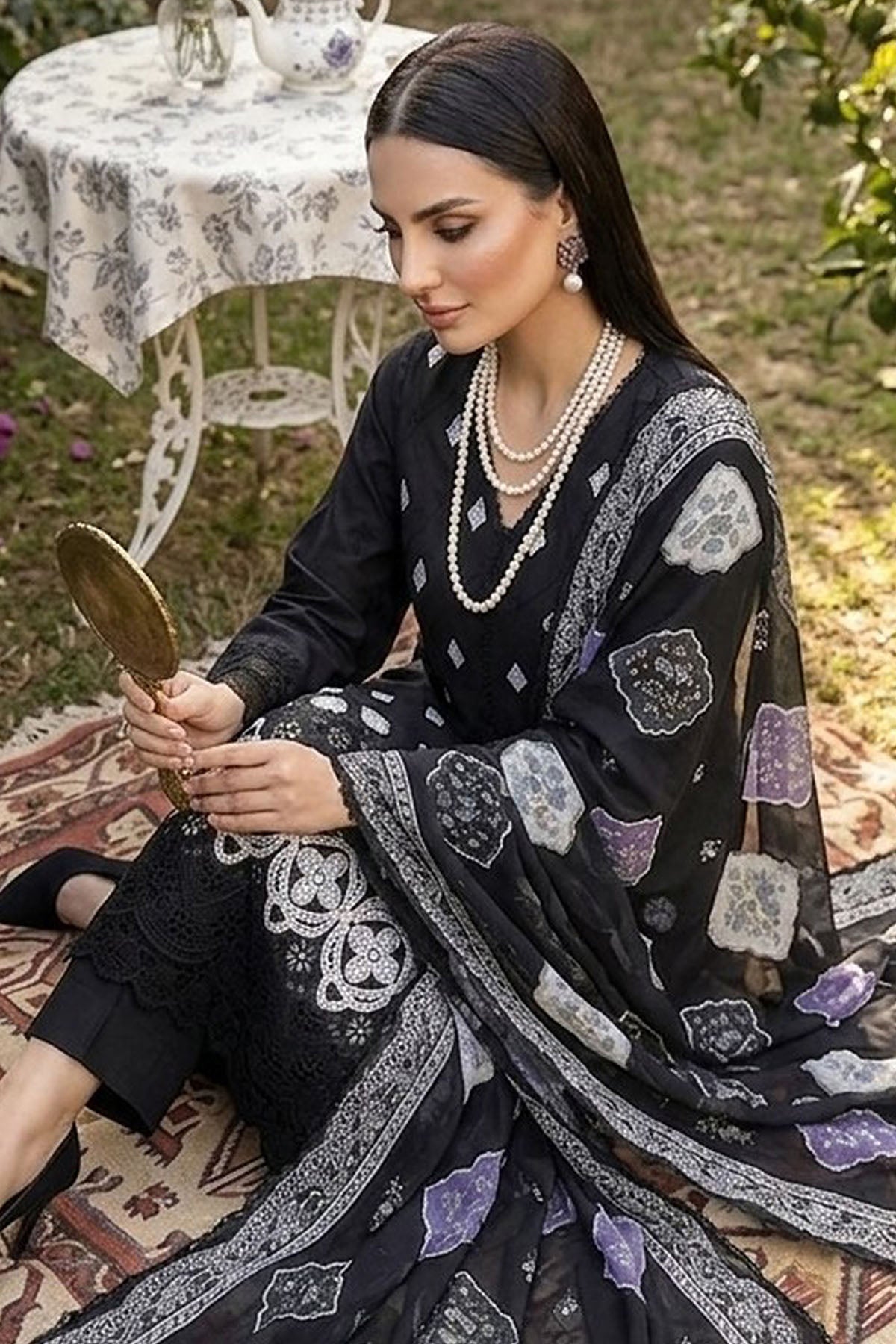5864-SOPHIE EMBROIDERED LAWN UNSTITCHED