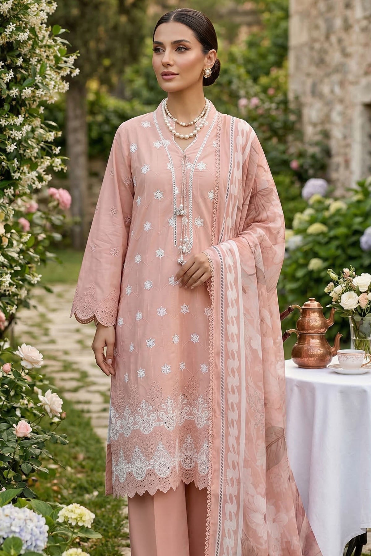 5867-JANE EMBROIDERED LAWN UNSTITCHED