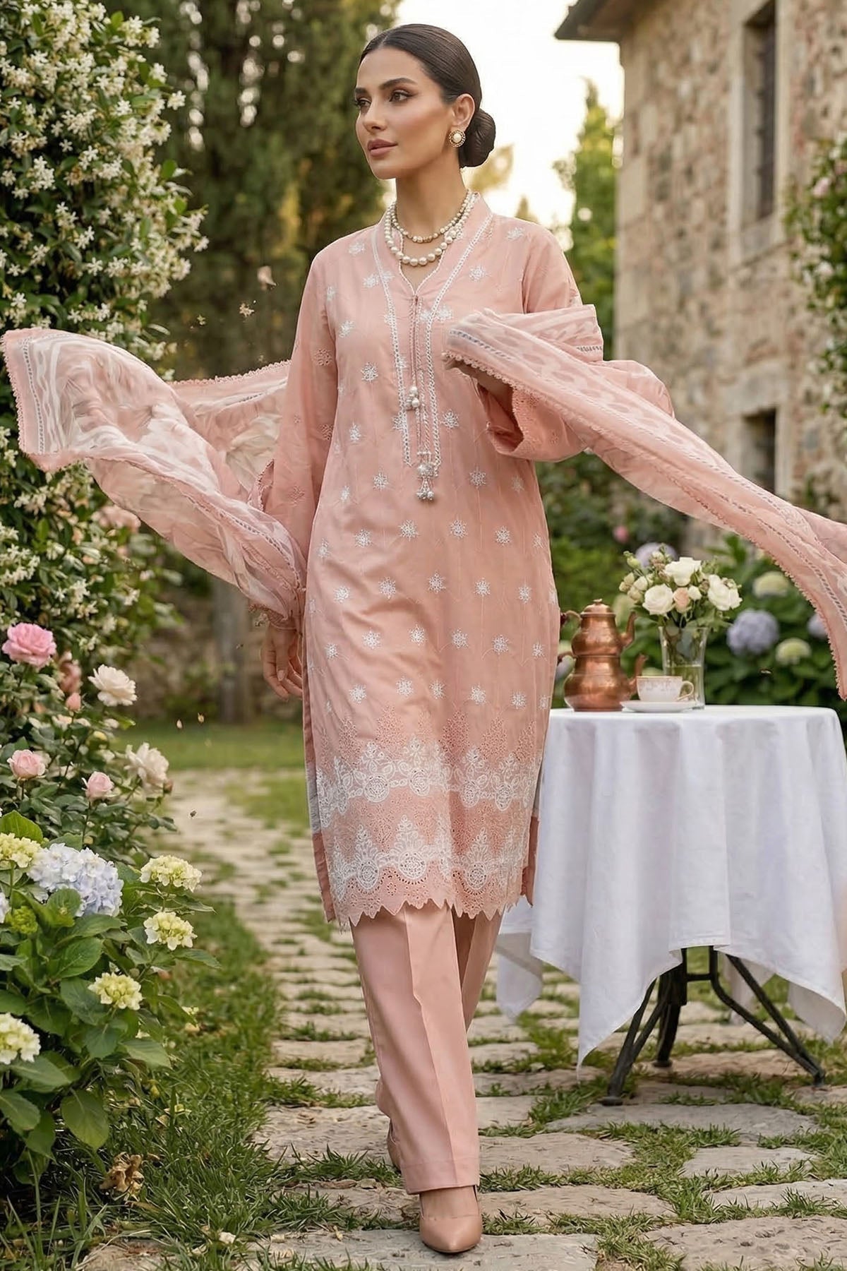 5867-JANE EMBROIDERED LAWN UNSTITCHED