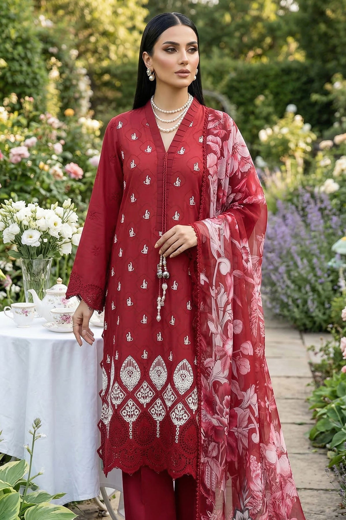 5868-EMMA EMBROIDERED LAWN UNSTITCHED