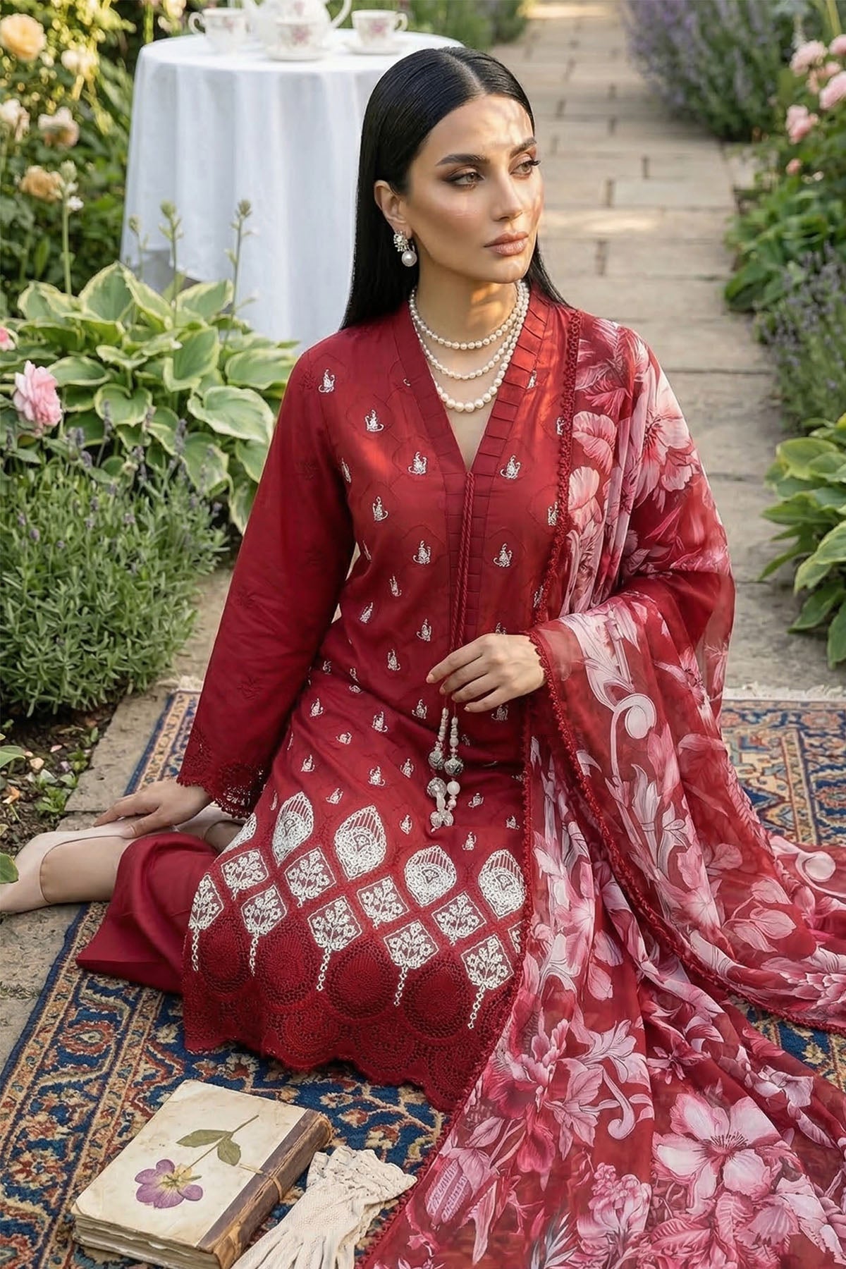 5868-EMMA EMBROIDERED LAWN UNSTITCHED
