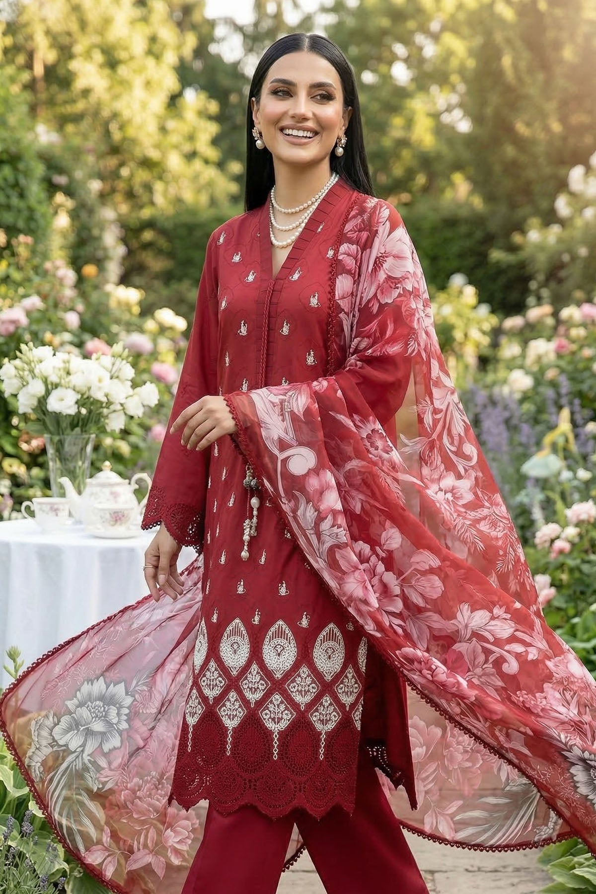 5868-EMMA EMBROIDERED LAWN UNSTITCHED