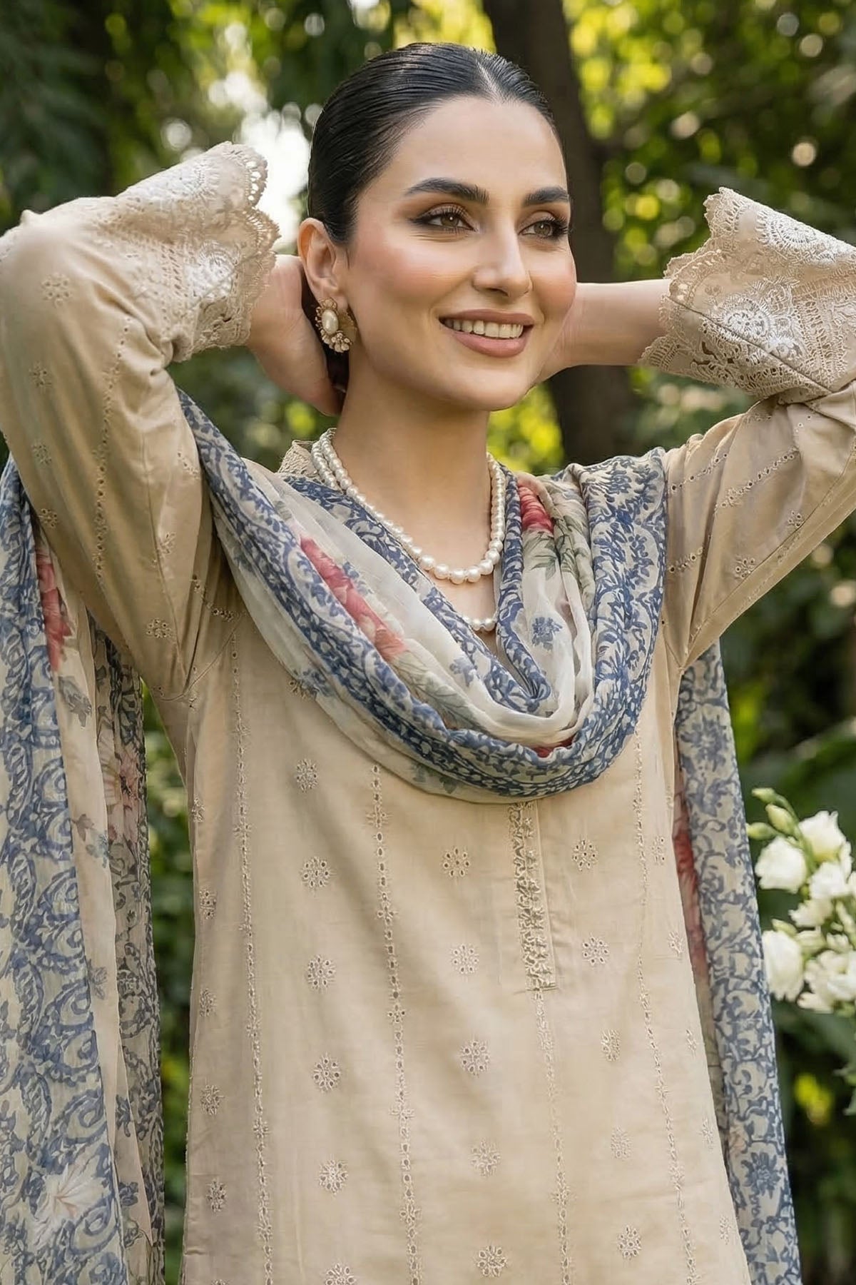 5872-AGNES EMBROIDERED LAWN UNSTITCHED
