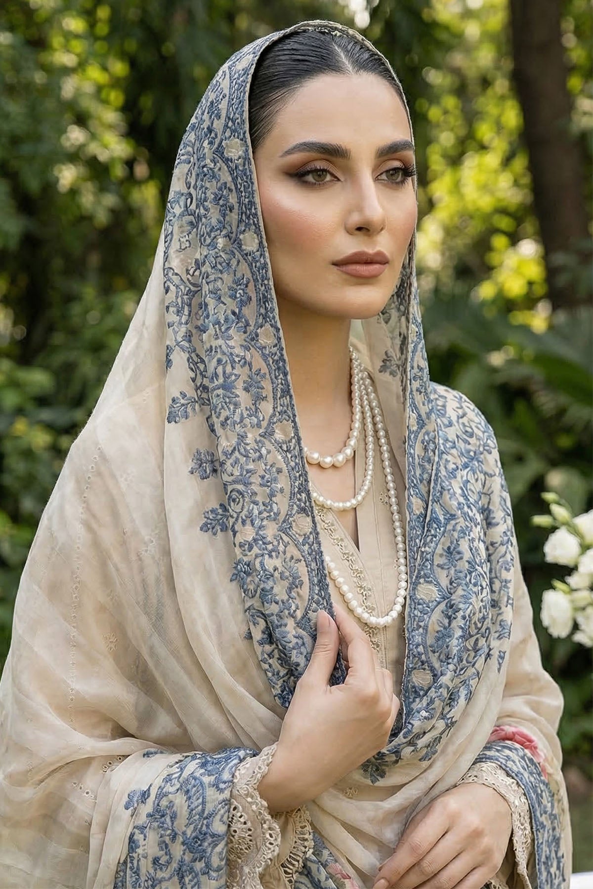 5872-AGNES EMBROIDERED LAWN UNSTITCHED