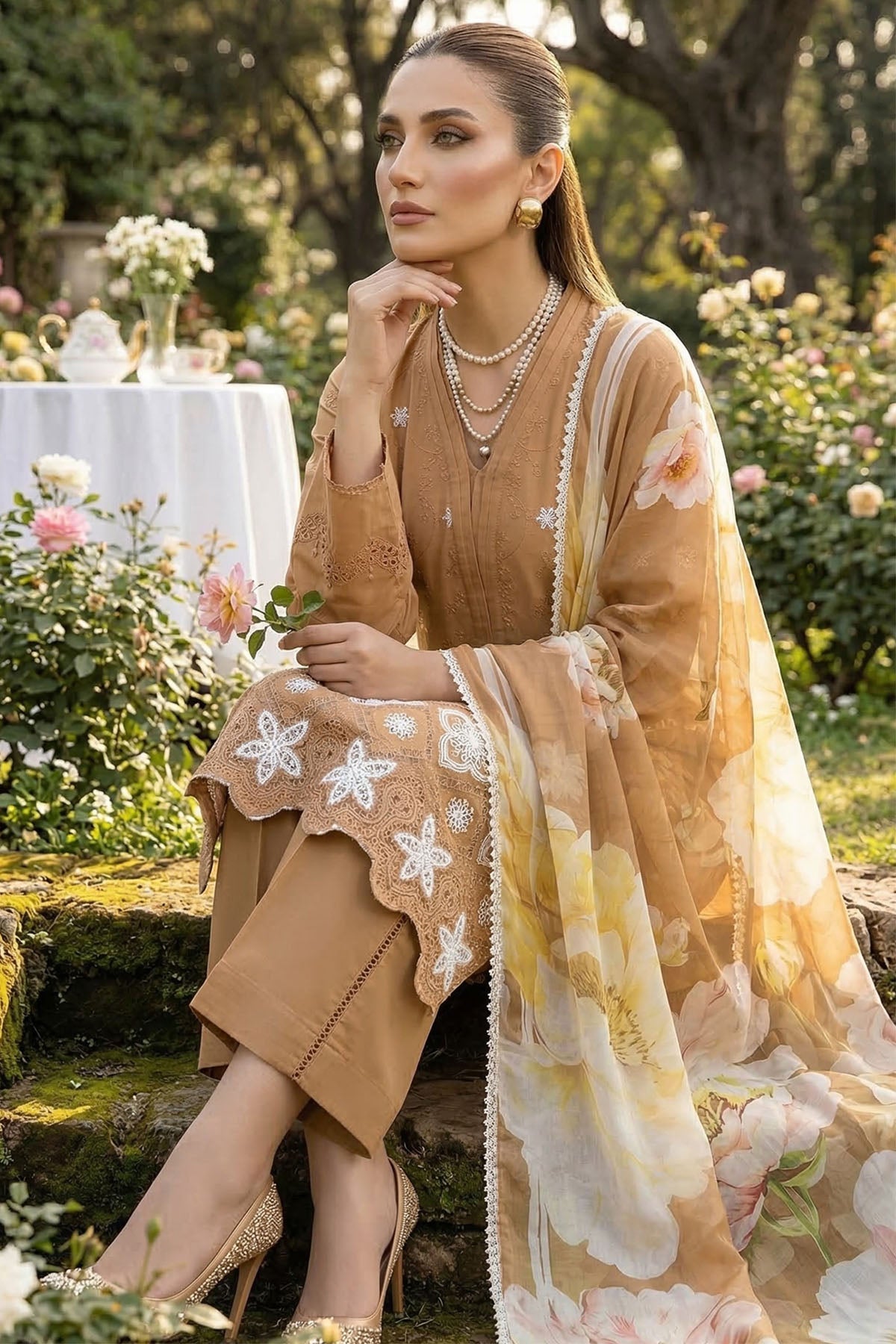 5873-HANNAH EMBROIDERED LAWN UNSTITCHED