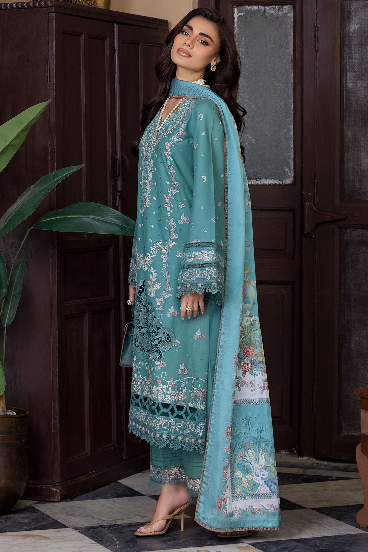 5922-MIDNIGHT EMBROIDERED LAWN STITCHED