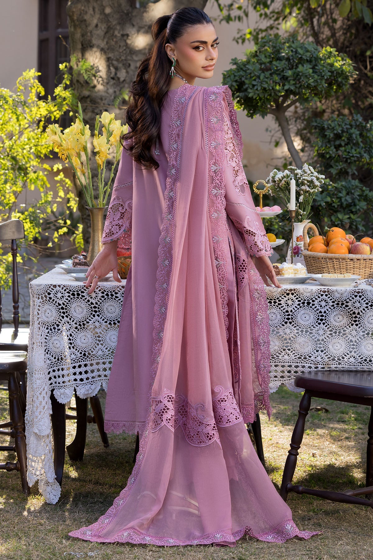 5923-SERRE EMBROIDERED LAWN STITCHED