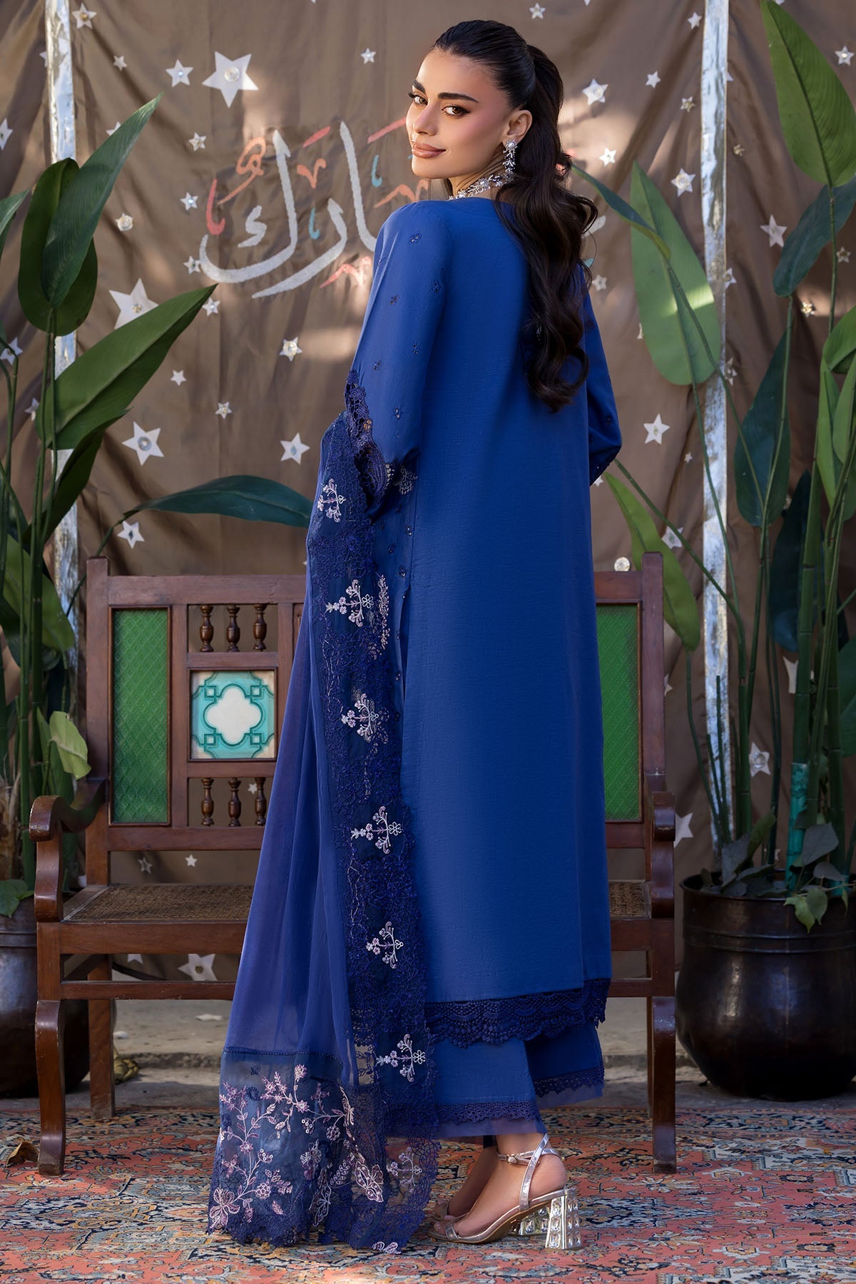 5924-CORALINE EMBROIDERED LAWN STITCHED