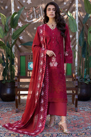 5928-IRISE EMBROIDERED LAWN STITCHED