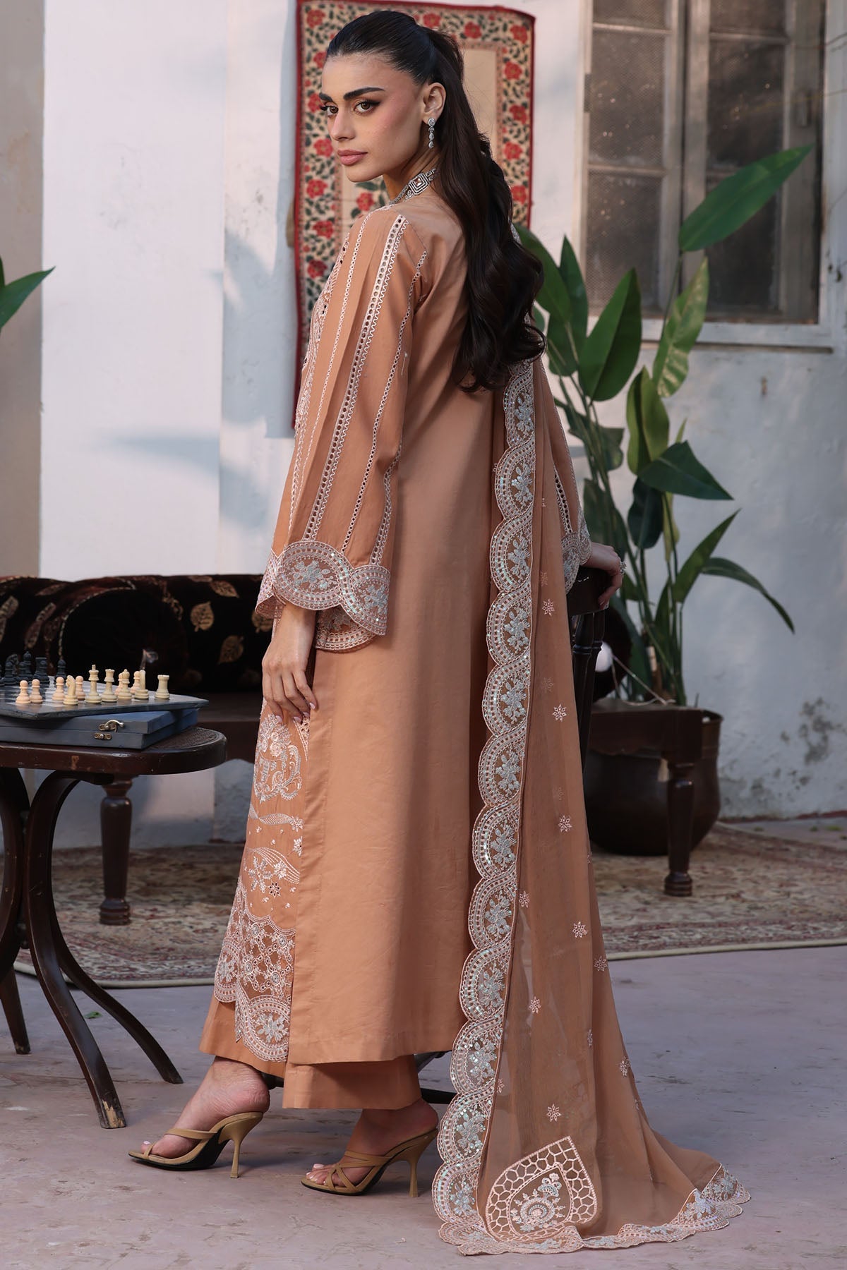 5933-NOEMI EMBROIDERED LAWN STITCHED