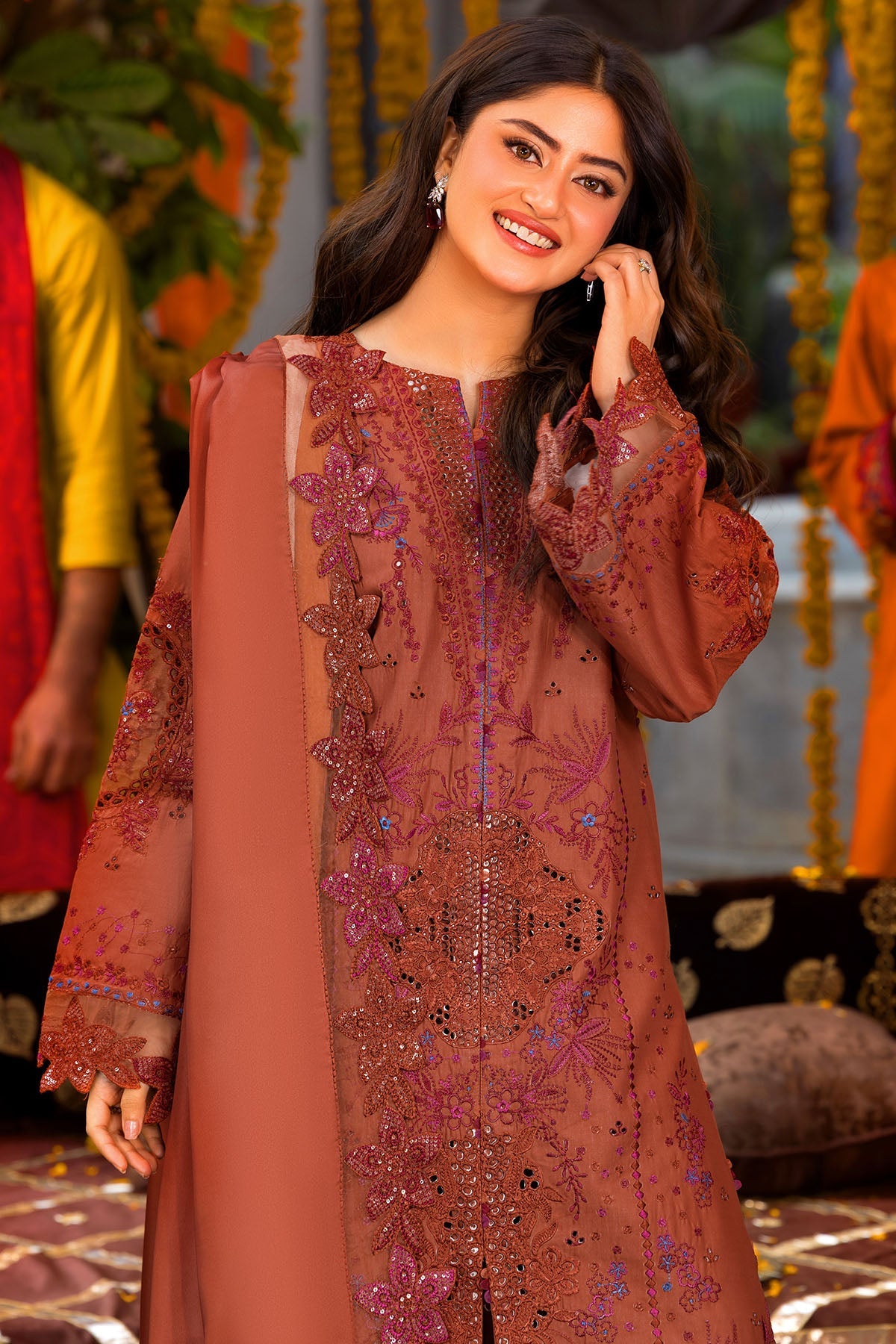 5934-JADE EMBROIDERED LAWN STITCHED