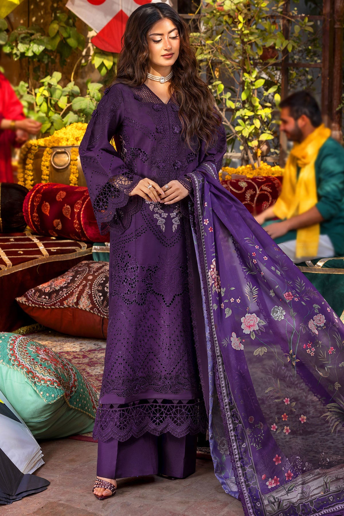 5935-ARINA EMBROIDERED LAWN STITCHED