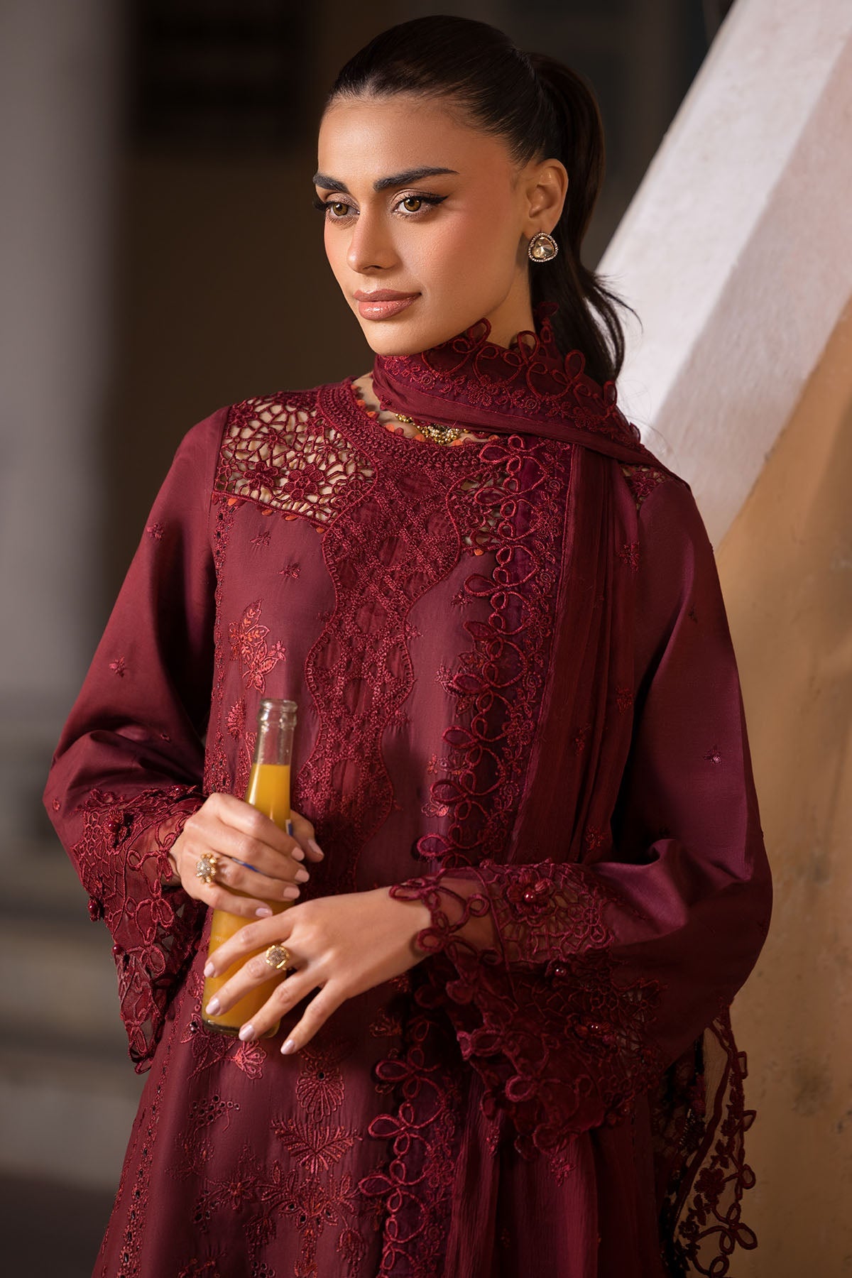 5936-CATALINA EMBROIDERED LAWN STITCHED