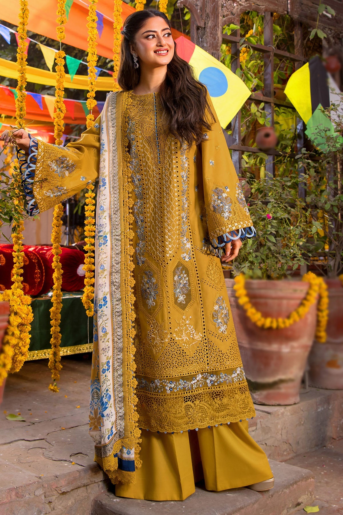5937-ARABELLA EMBROIDERED LAWN STITCHED