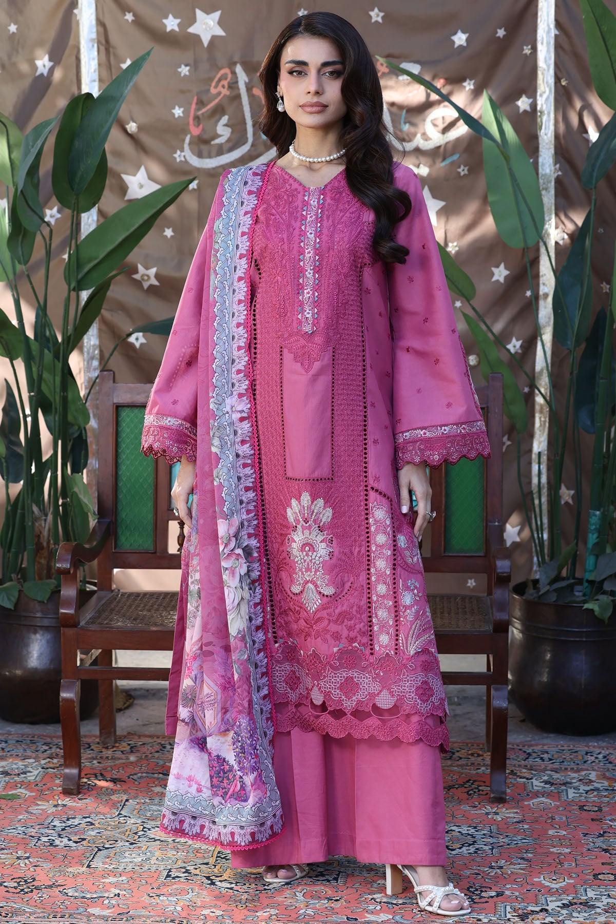 5939-ISA EMBROIDERED LAWN STITCHED
