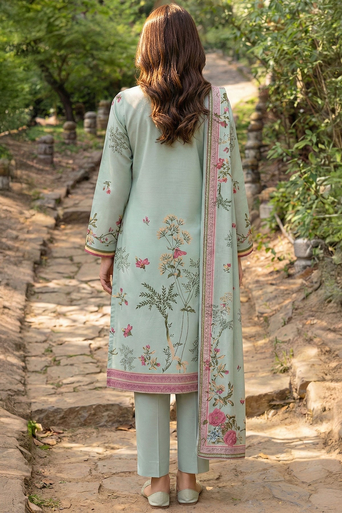 5963-CELESTE DIGITAL PRINTED LAWN UNSTITCHED