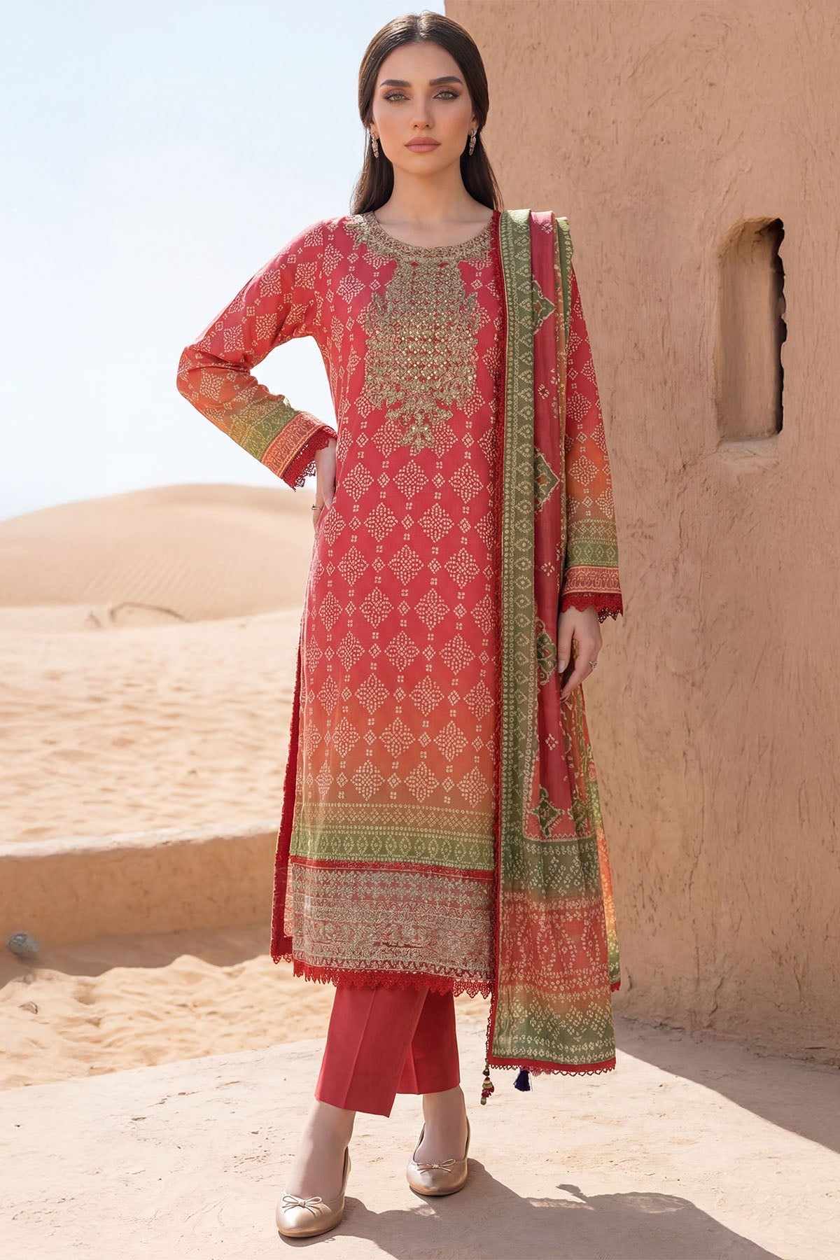 5971-ROZA EMBROIDERED LAWN UNSTITCHED
