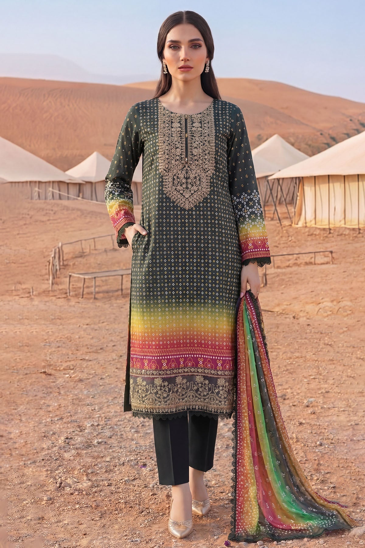 5976-IVY EMBROIDERED LAWN UNSTITCHED