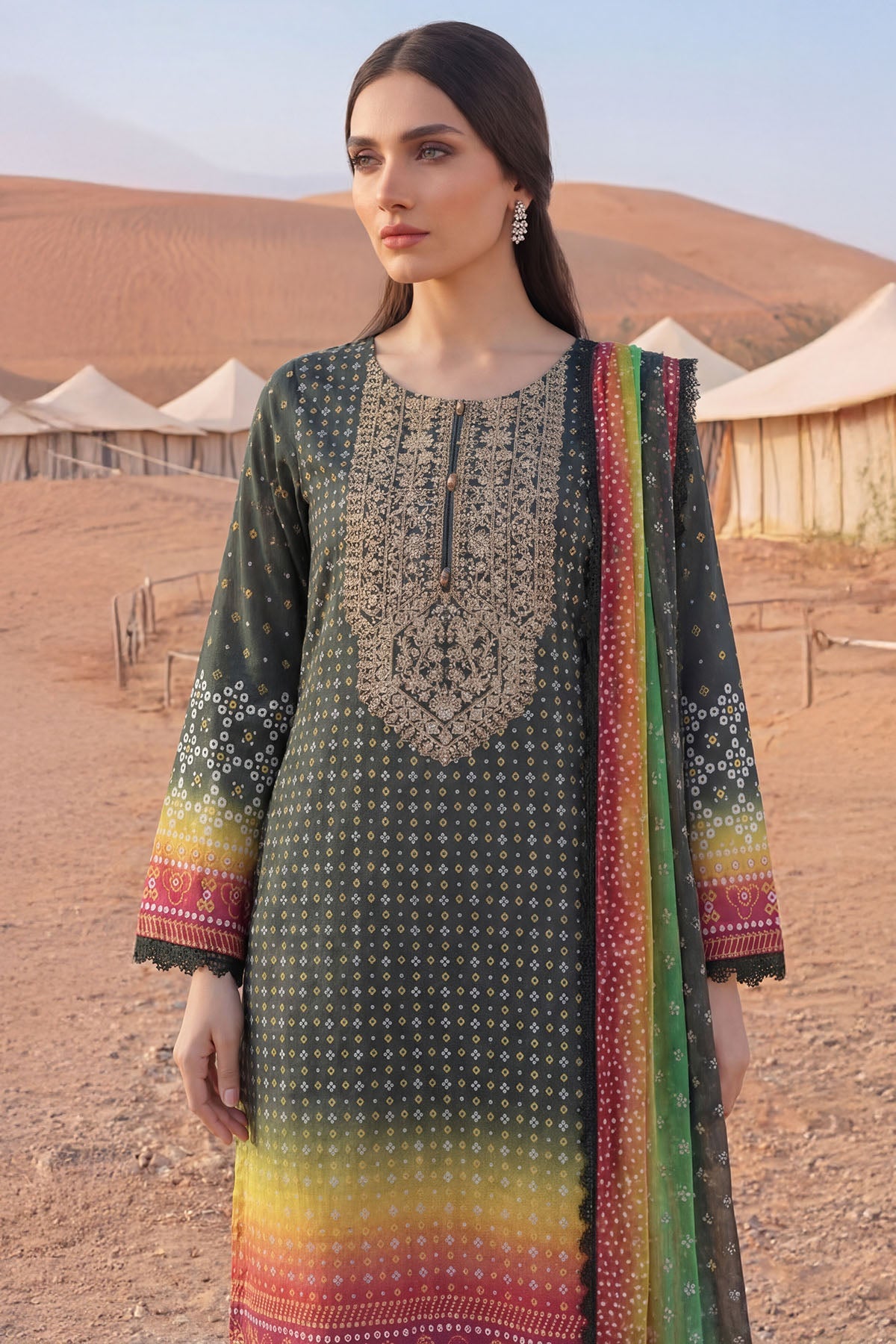 5976-IVY EMBROIDERED LAWN UNSTITCHED