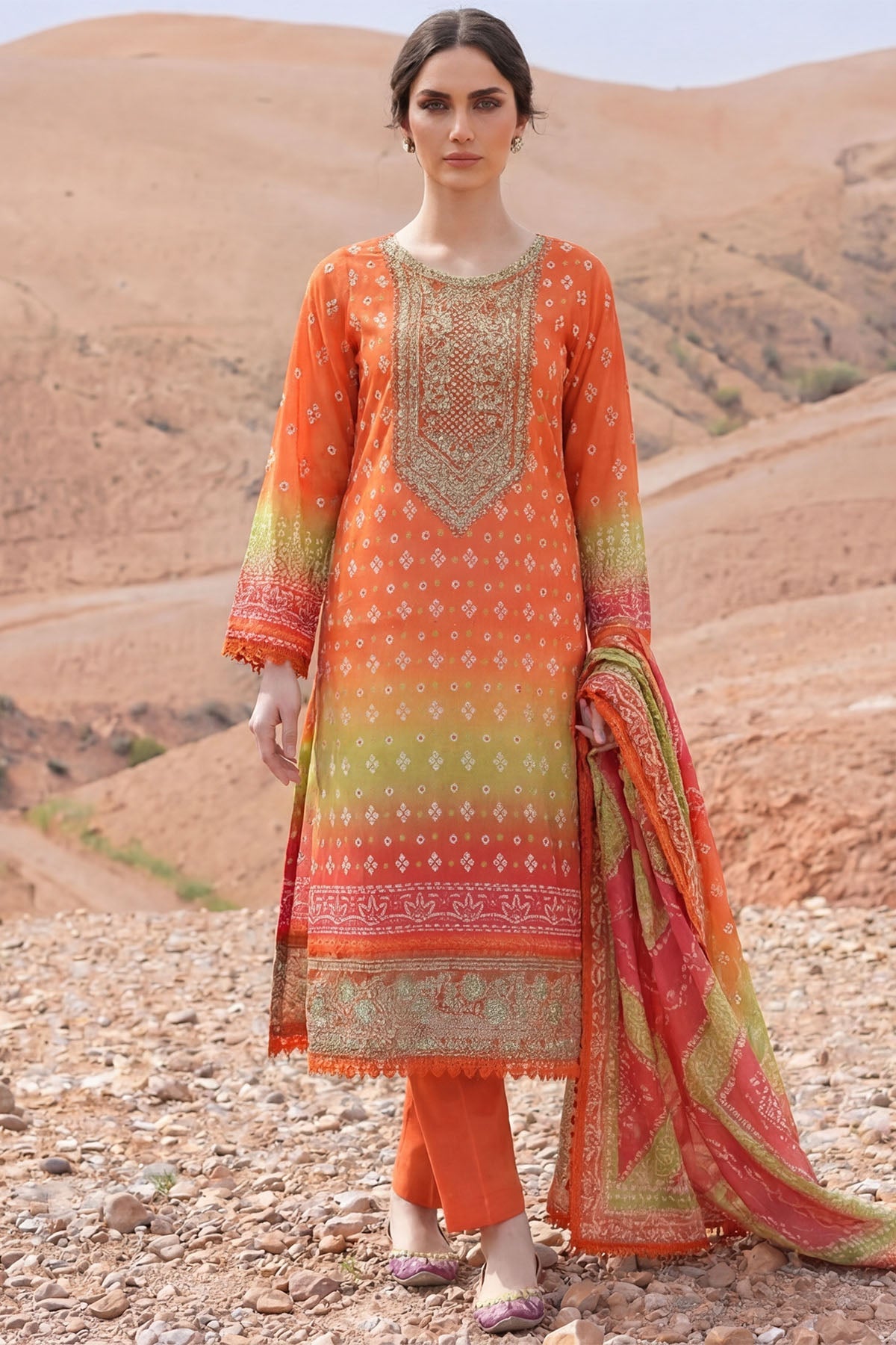 5978-IZZY EMBROIDERED LAWN UNSTITCHED