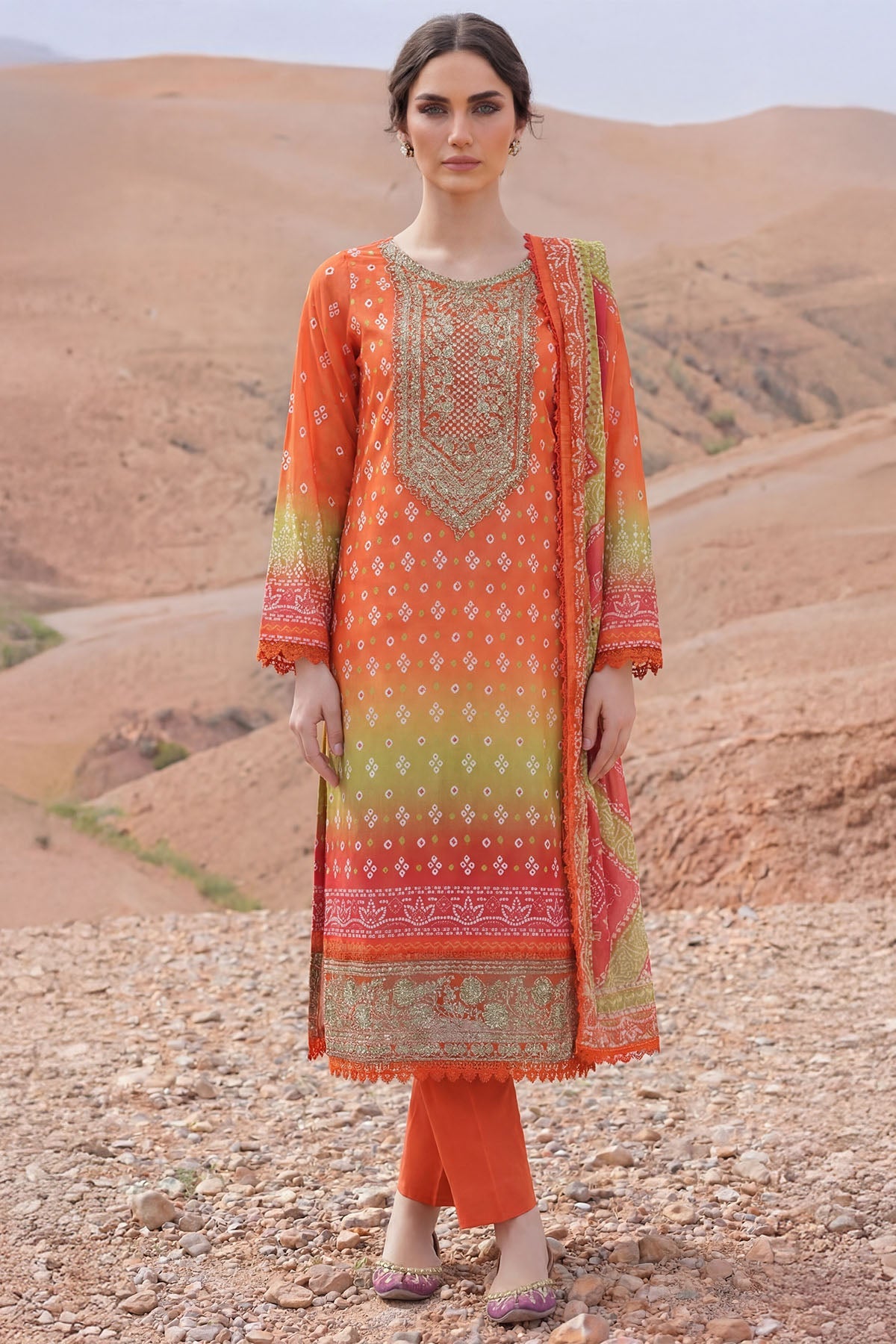 5978-IZZY EMBROIDERED LAWN UNSTITCHED