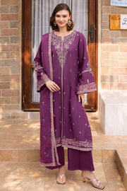 5991-MANDARINO EMBROIDERED LAWN STITCHED