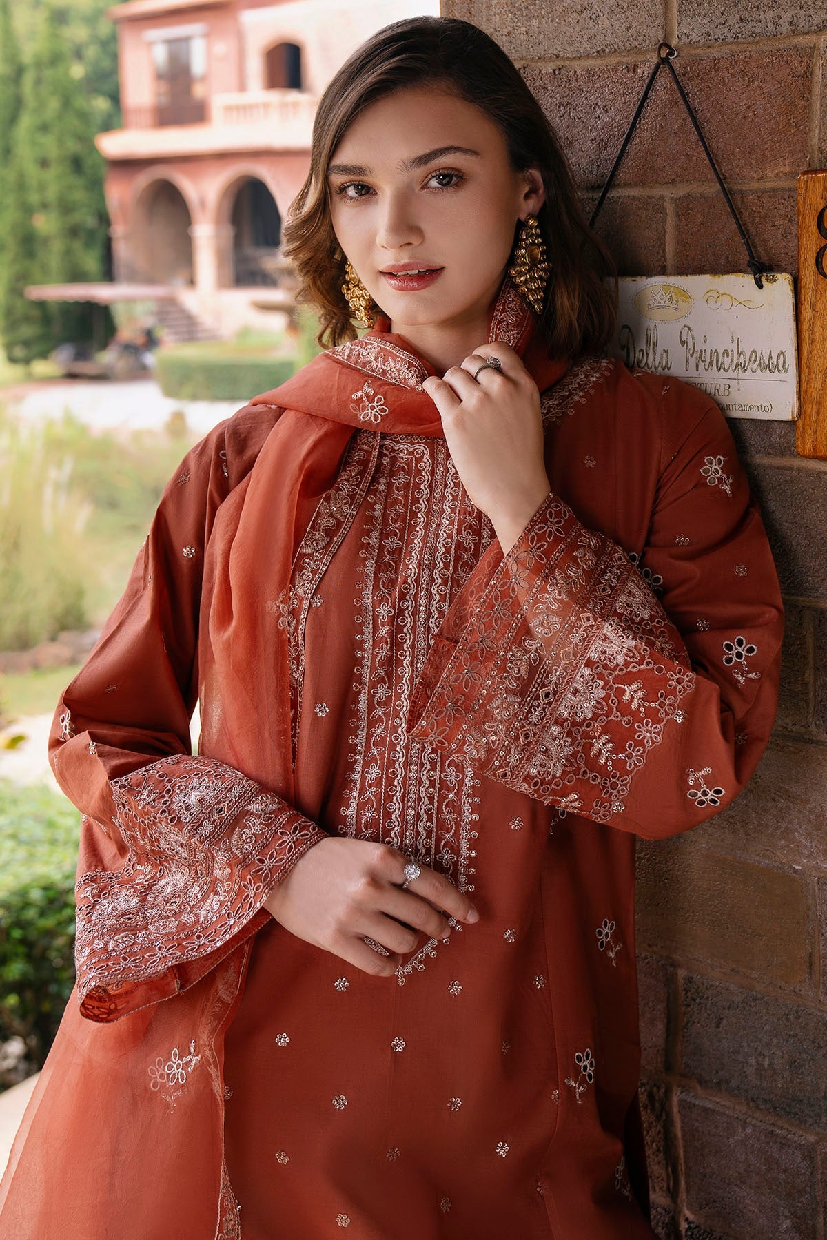 5994-LIMA EMBROIDERED LAWN STITCHED