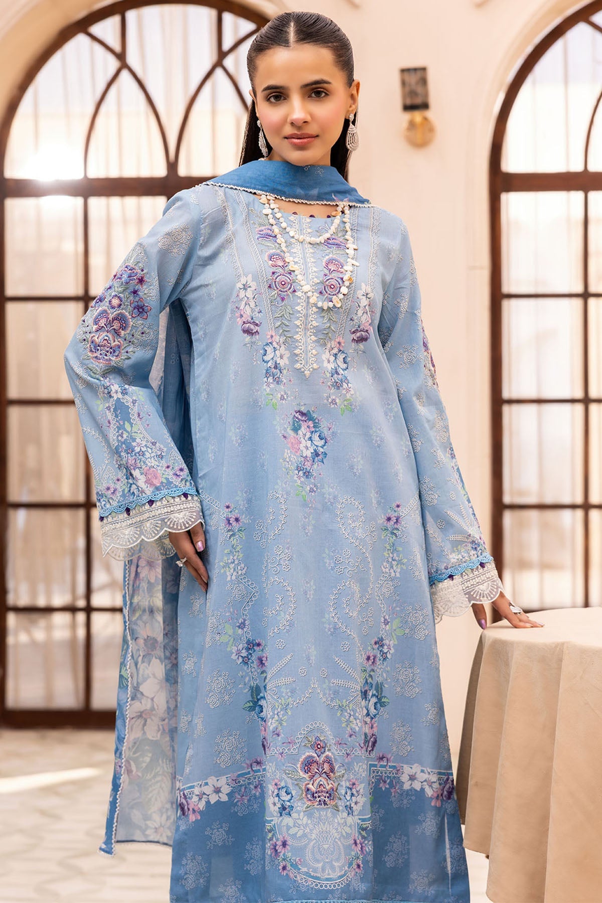 6012-VERDANT EMBROIDERED LAWN UNSTITCHED