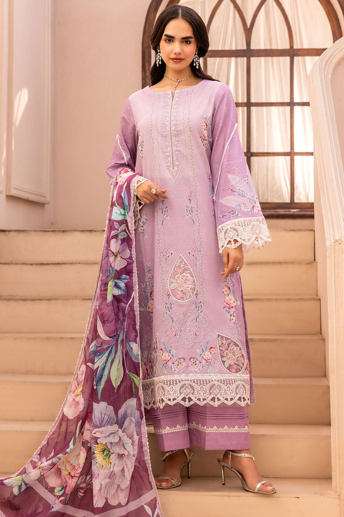 6016-ECLIPSE EMBROIDERED LAWN UNSTITCHED