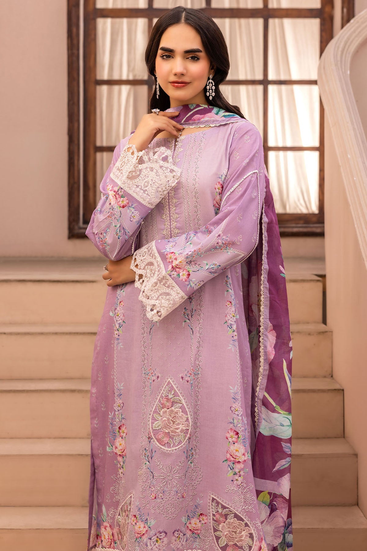 6016-ECLIPSE EMBROIDERED LAWN UNSTITCHED