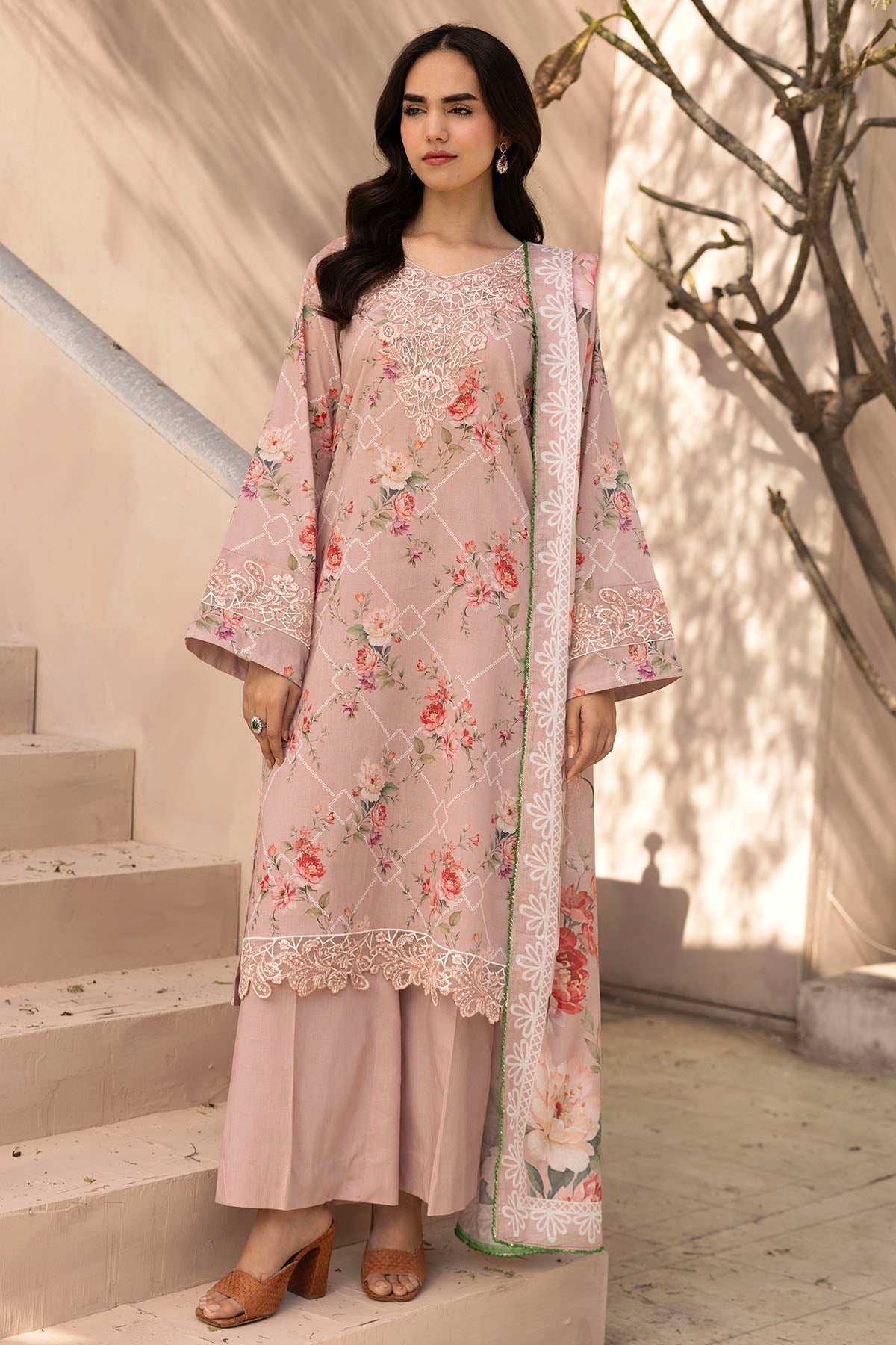 6018-MOONVEIL EMBROIDERED LAWN UNSTITCHED