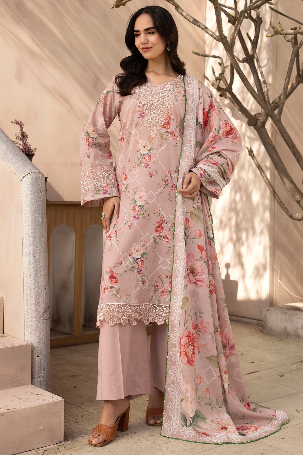 6018-MOONVEIL EMBROIDERED LAWN STITCHED