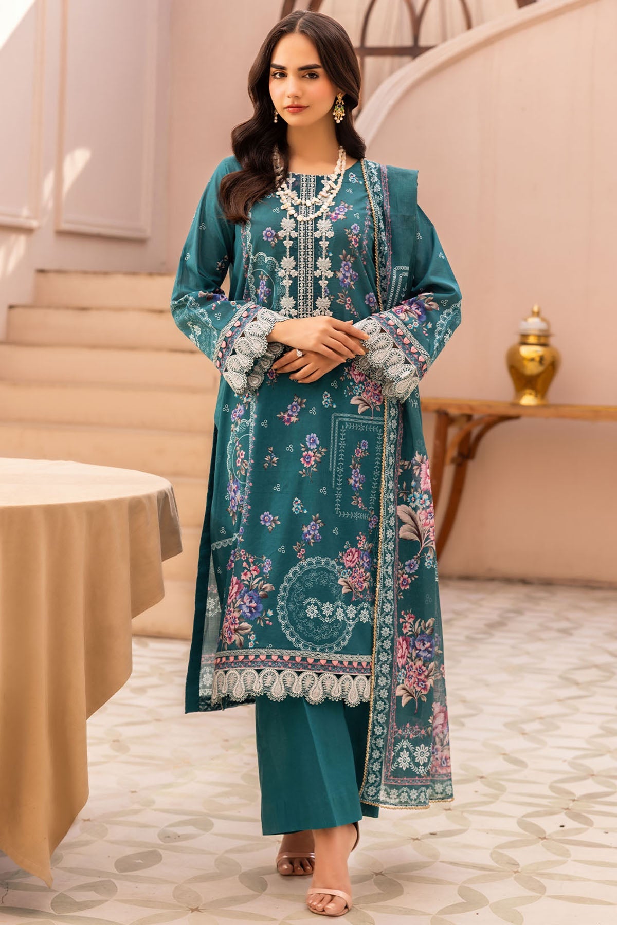6020-WHISPER EMBROIDERED LAWN UNSTITCHED