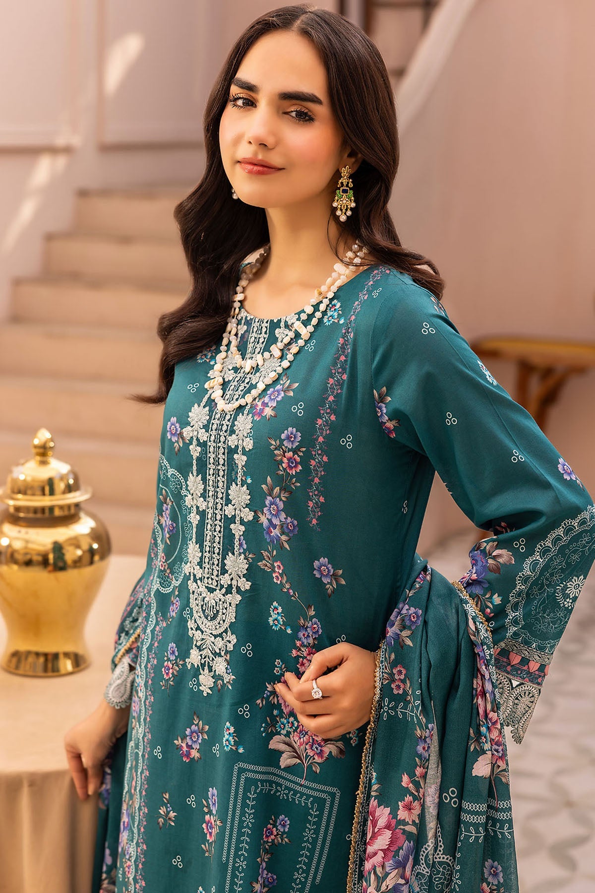 6020-WHISPER EMBROIDERED LAWN UNSTITCHED