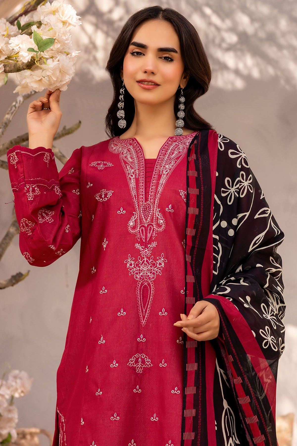 6032-YASHFA EMBROIDERED LAWN UNSTITCHED