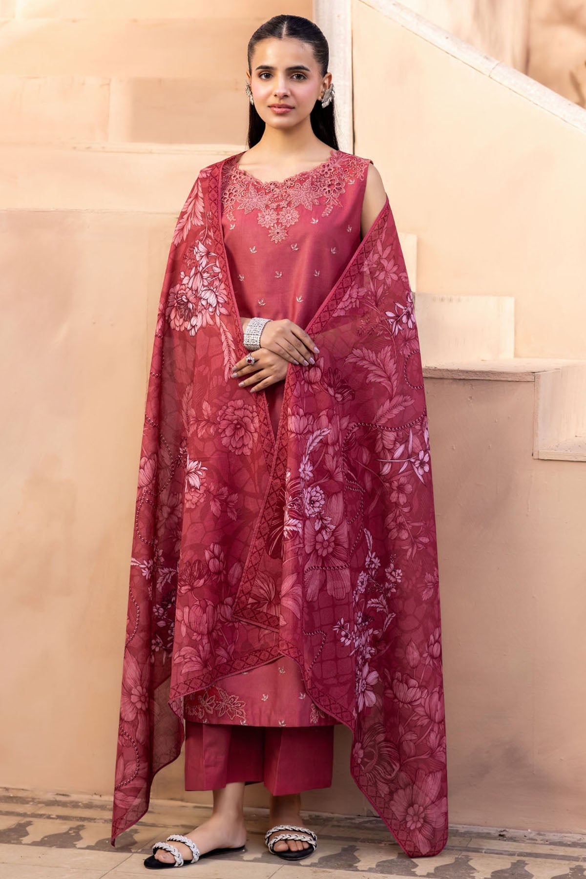 6033-HURAIN EMBROIDERED LAWN UNSTITCHED