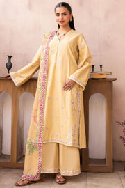 6034-MEERSHA EMBROIDERED LAWN STITCHED