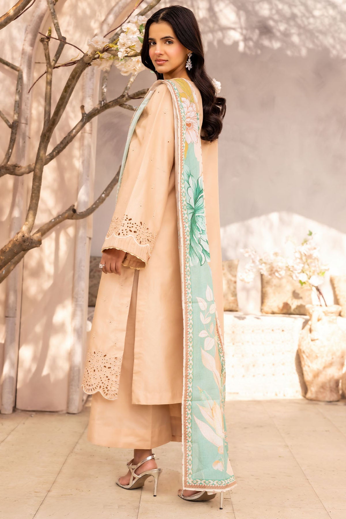 6036-HALA EMBROIDERED LAWN STITCHED