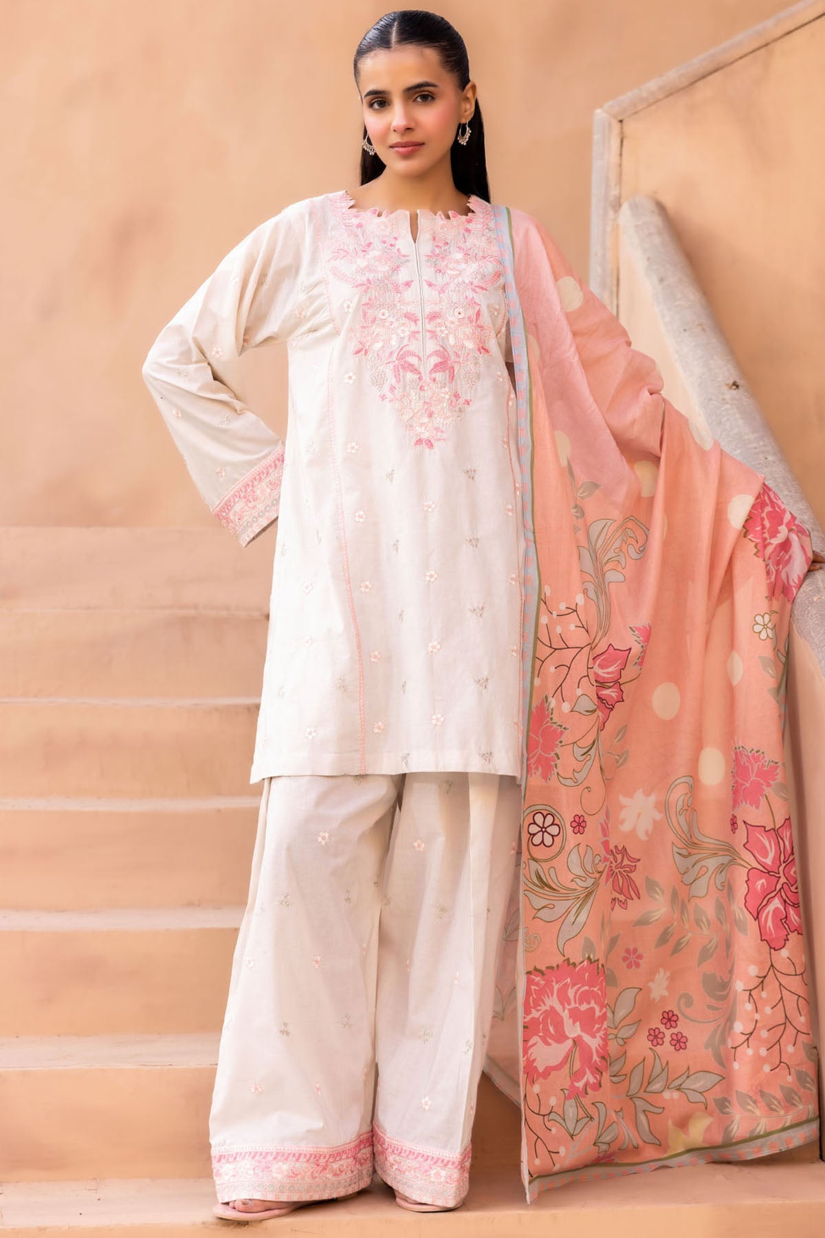 6040-ERVA EMBROIDERED LAWN UNSTITCHED