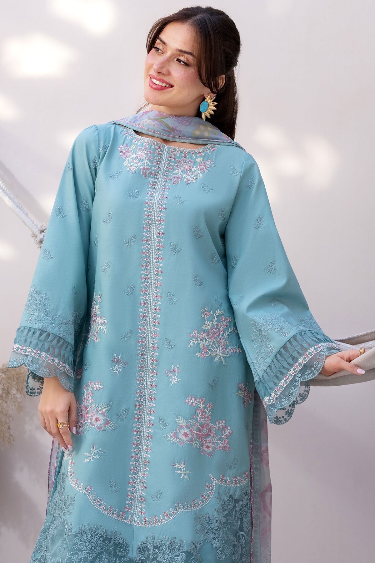 6065-ELOWYN EMBROIDERED LAWN UNSTITCHED