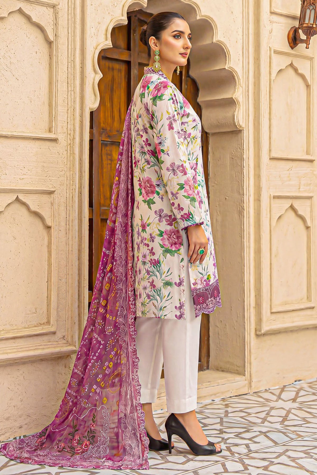 6083-INALI EMBROIDERED LAWN UNSTITCHED