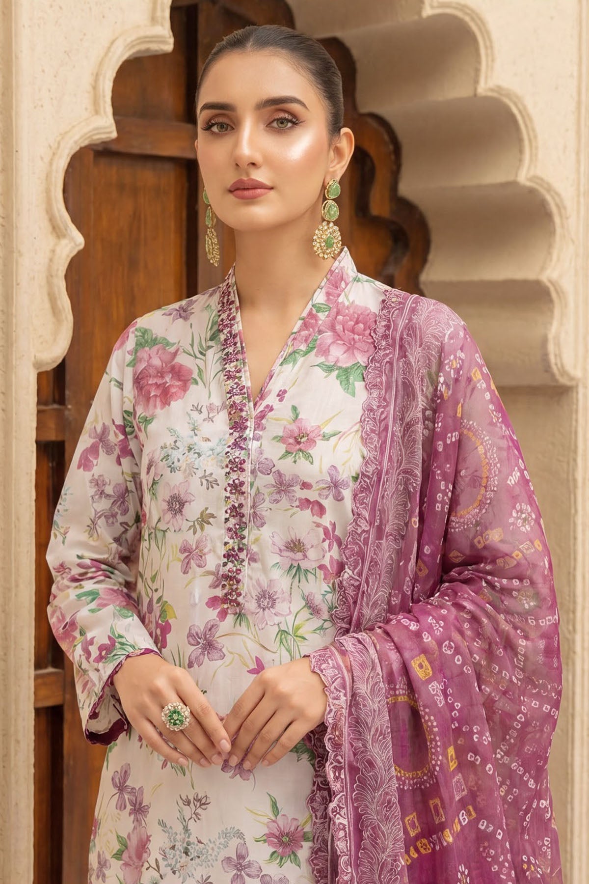 6083-INALI EMBROIDERED LAWN UNSTITCHED