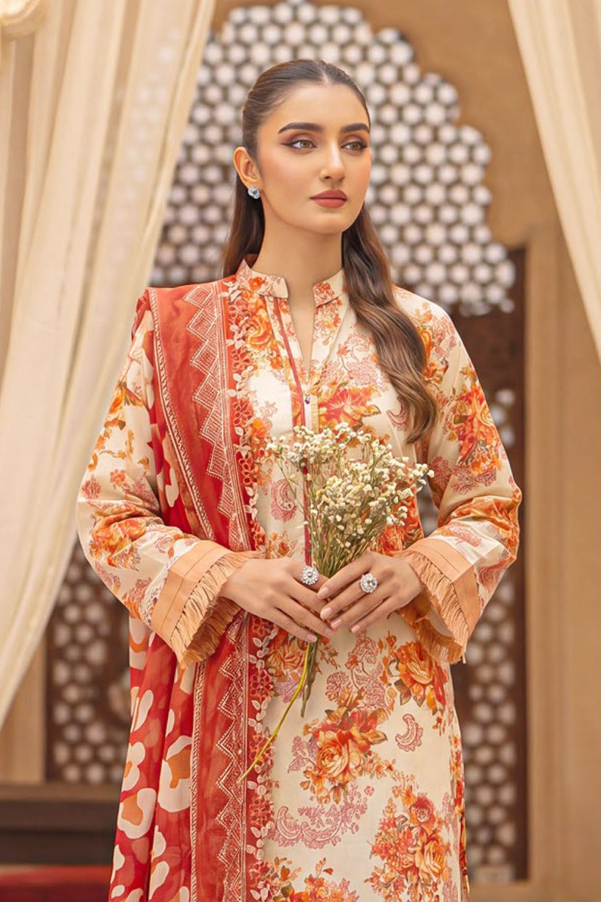 6086-TIVA EMBROIDERED LAWN UNSTITCHED