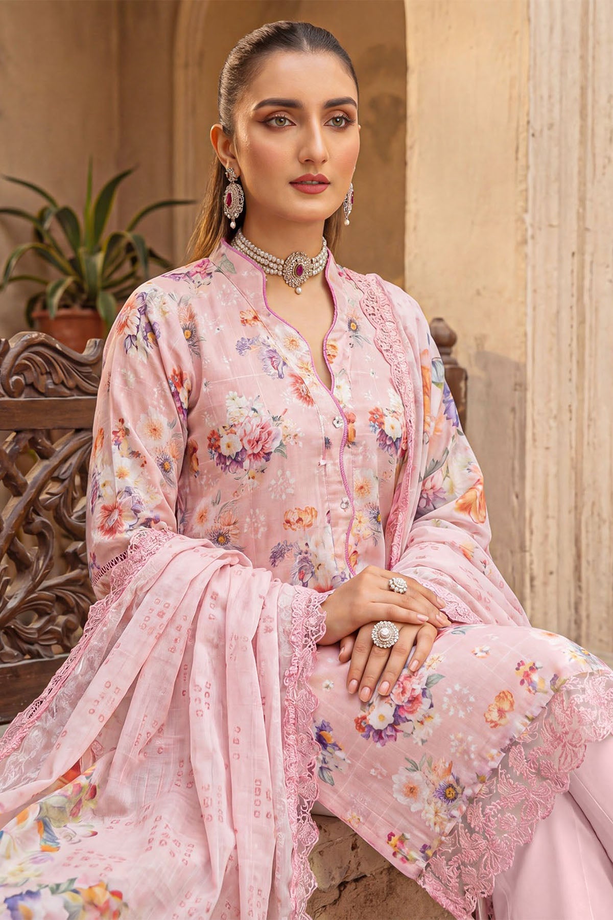 6087-SELA EMBROIDERED LAWN UNSTITCHED
