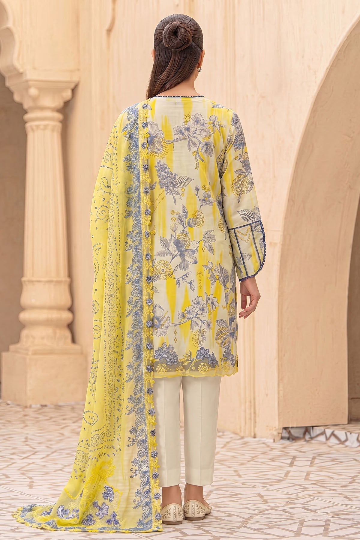 6088-NILA EMBROIDERED LAWN UNSTITCHED
