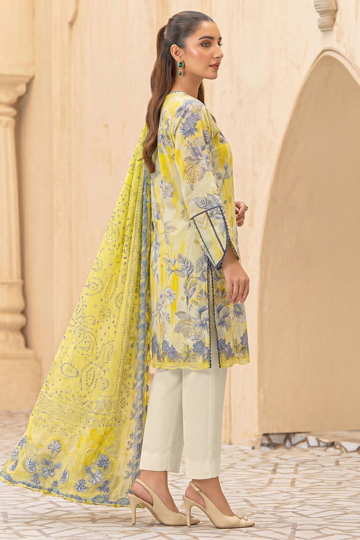 6088-NILA EMBROIDERED LAWN UNSTITCHED